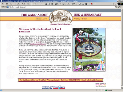Bed and Breakfast located in Wiarton Ontario