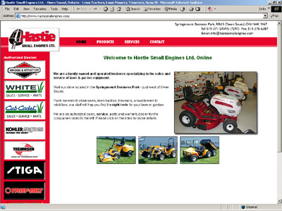 Specializing in the sales and service of lawn and garden equipment