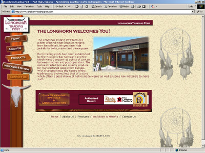 A leather goods and native crafts retailer